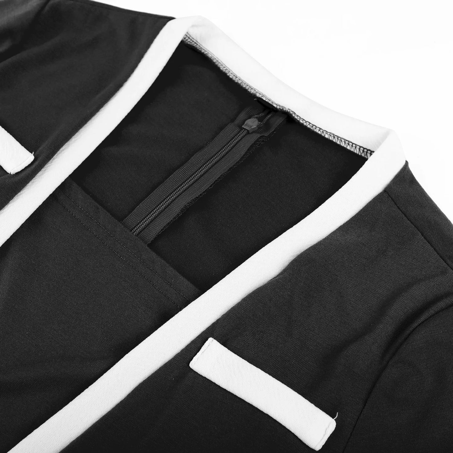 Pencil Dress - Square Collar Three Quarter Sleeve