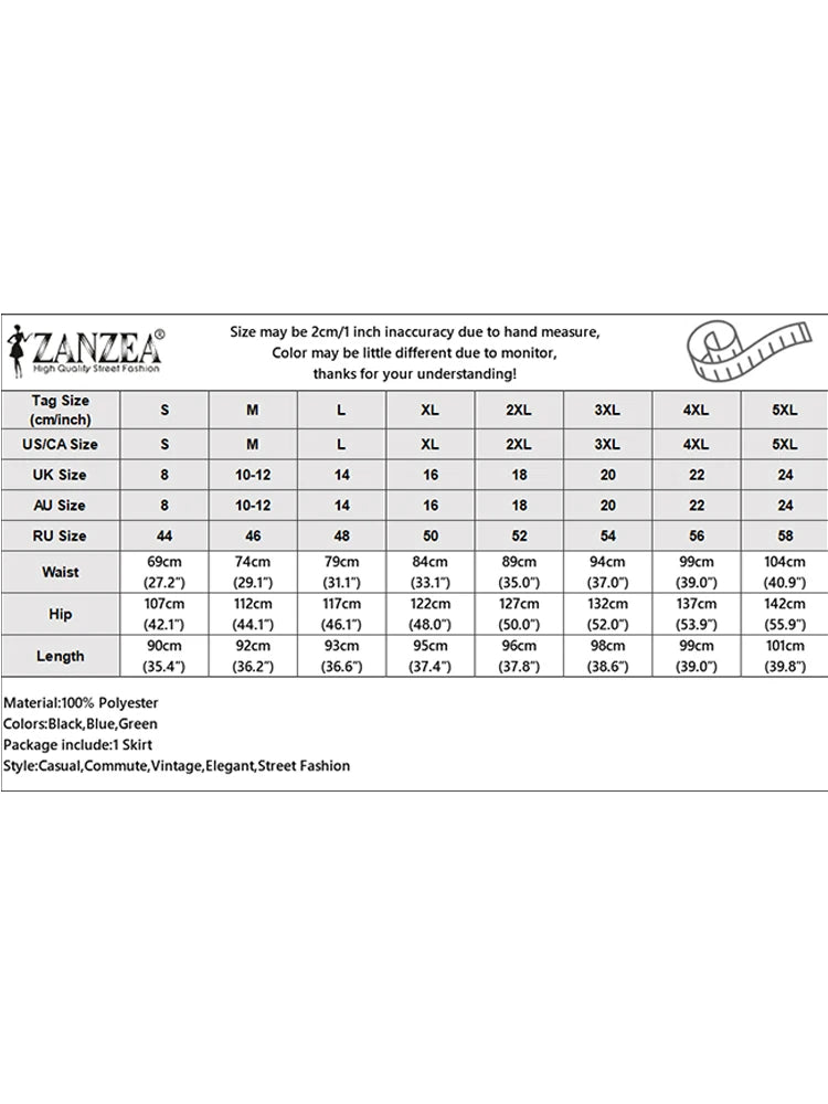 Pleated Long Skirt - High Waist A-Line Party