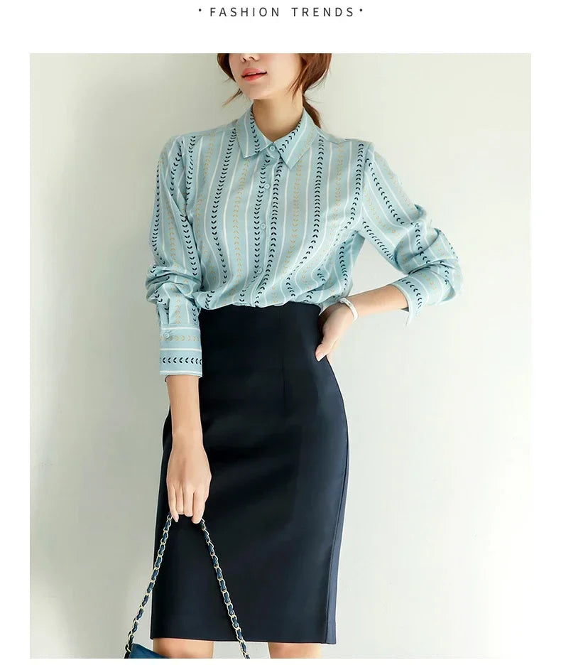 Office Pencil Skirt - High Waist Black Korean