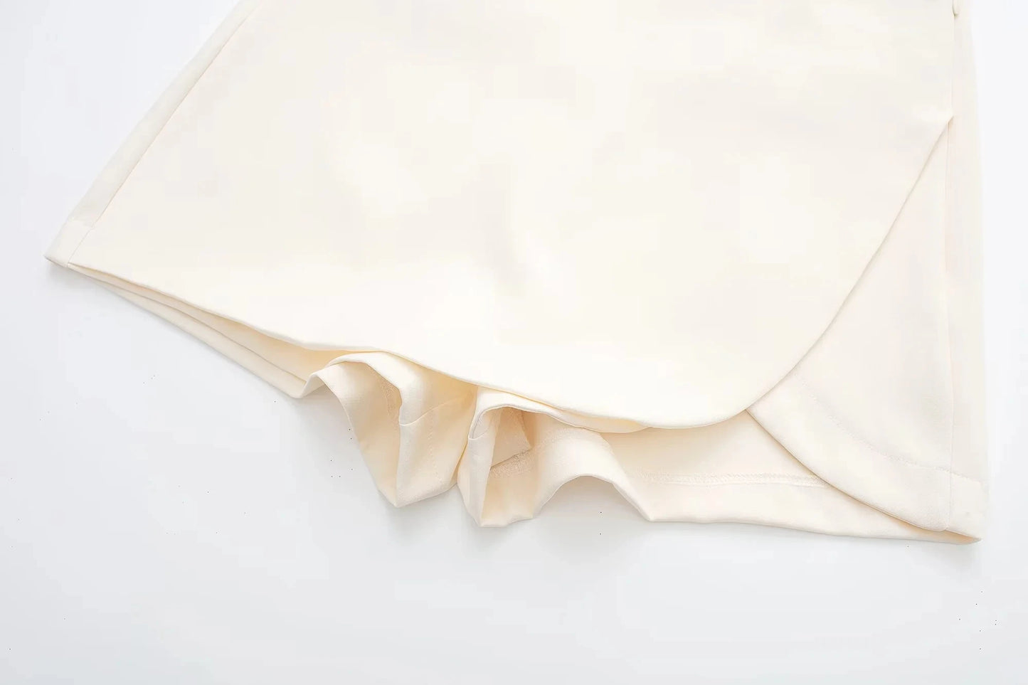 TRAF Women's Skort High Waist Brown Skirt Pants Stylish Summer Pink Black Mini Skirt Shorts Asymmetric Casual Off White Skort