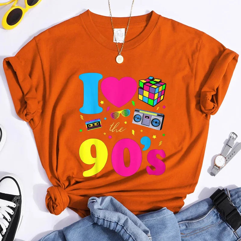 90's T-Shirt - Casual Loose Fit