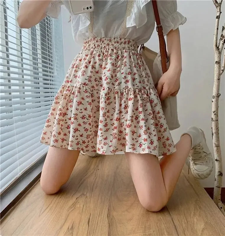 PU Leather Mini Skirt - High Waist Hip Wrap