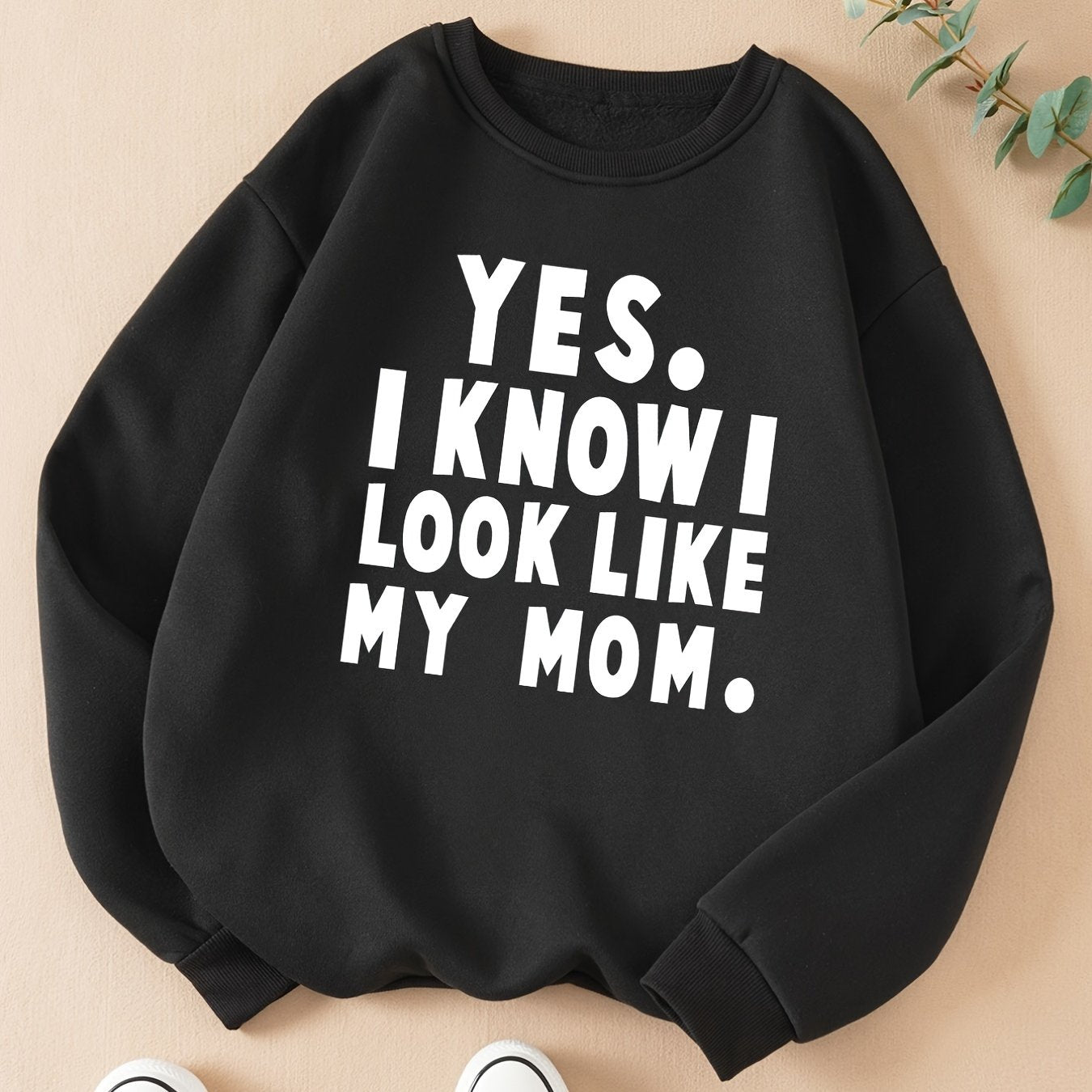 Sudadera Estampado Gráfico - Cuello Redondo Manga Larga Casual