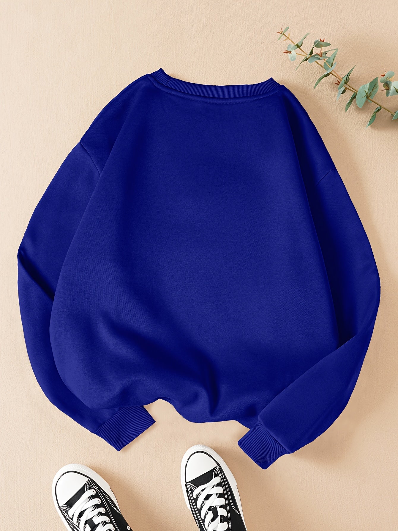 Sudadera Estampado Gráfico - Cuello Redondo Manga Larga Casual